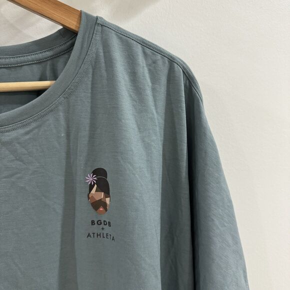 Athleta “brown Girls Do Ballet” Crop Oversized T Shirt 1X - Picture 2 of 5